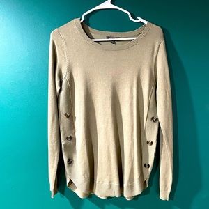 Lety & Me Side Button Detail Sweater